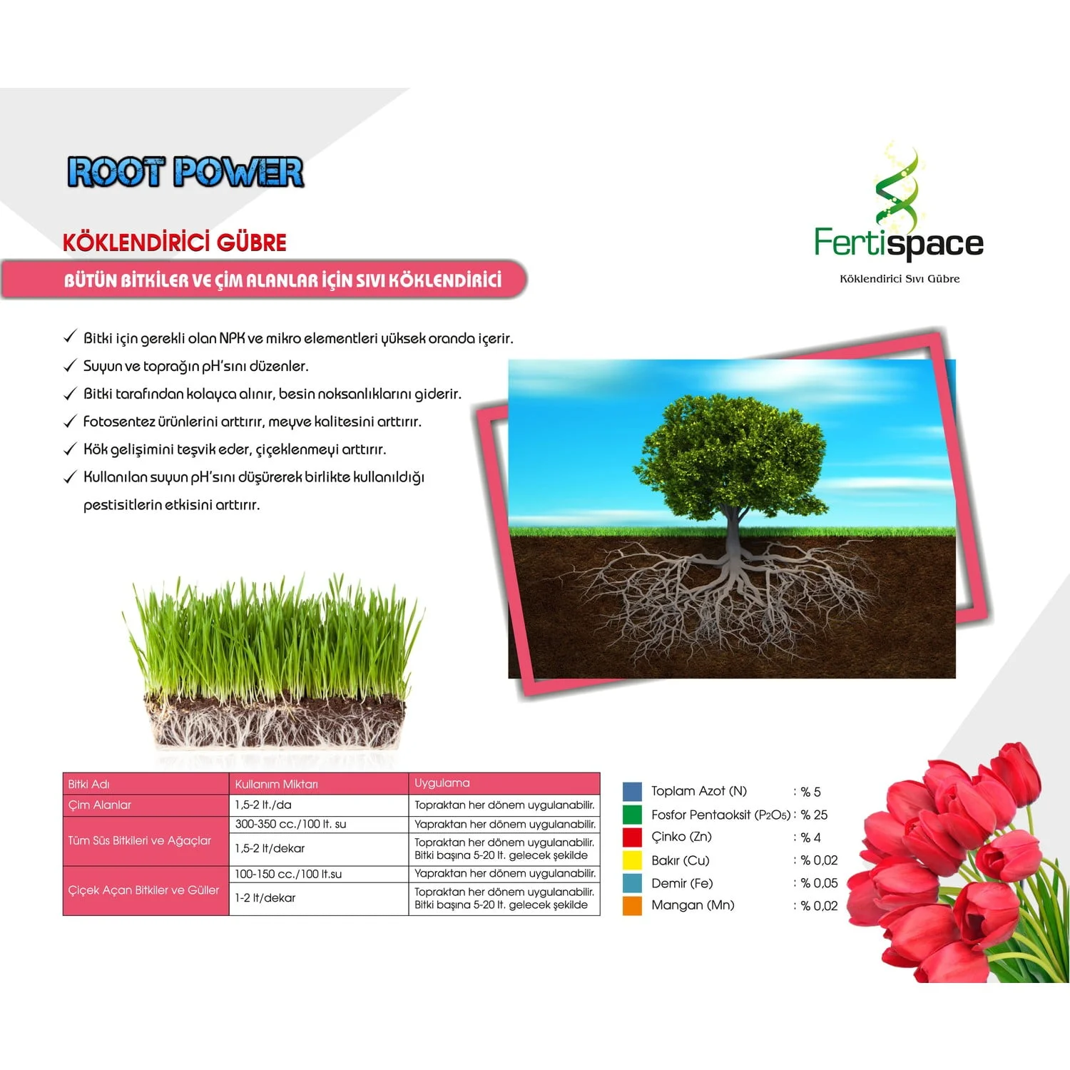 Root Power 5 Lt (Köklendirici Sıvı Gübre) - Görsel 2