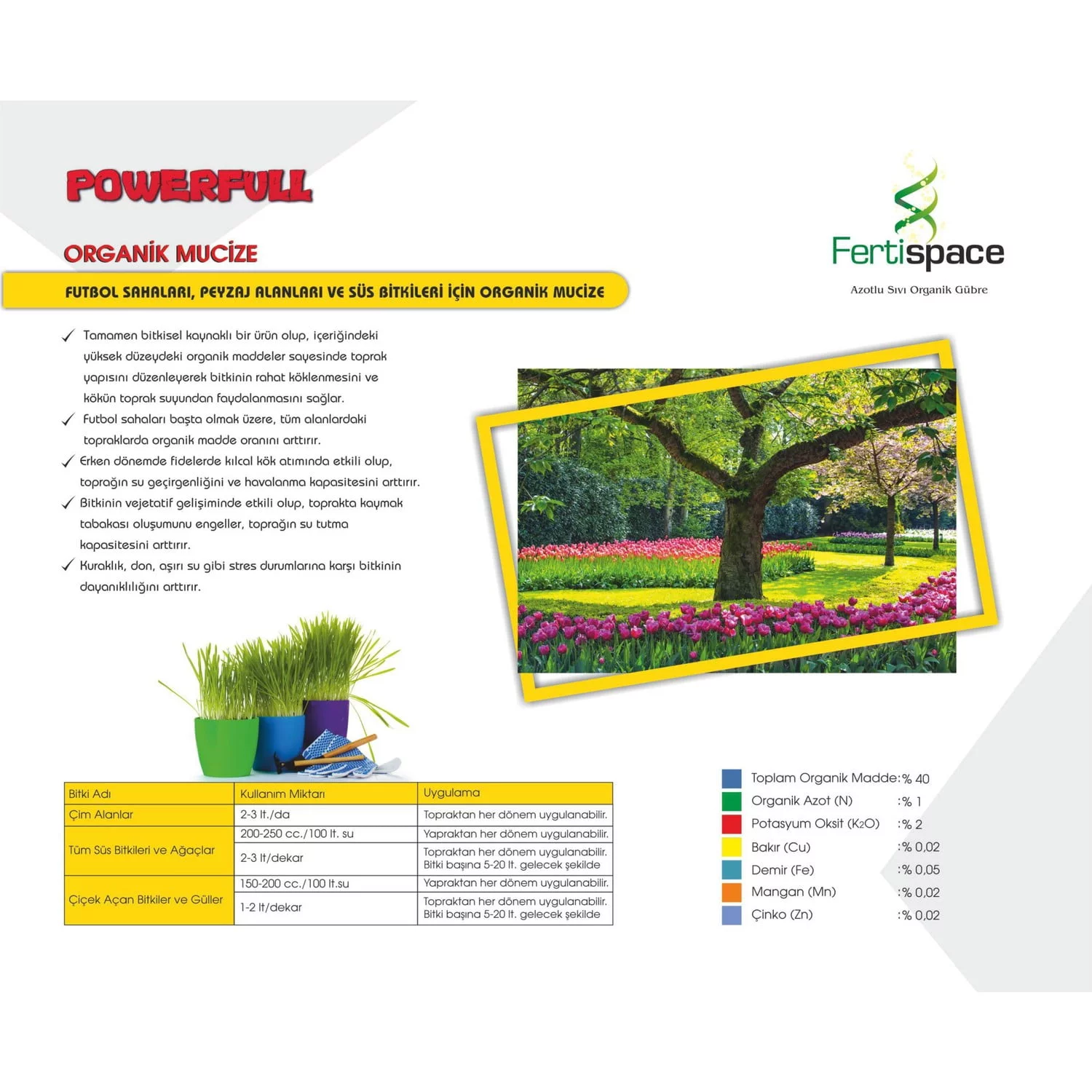 Powerfull 5 Lt (Sıvı Azotlu Organik Gübre) - Görsel 2