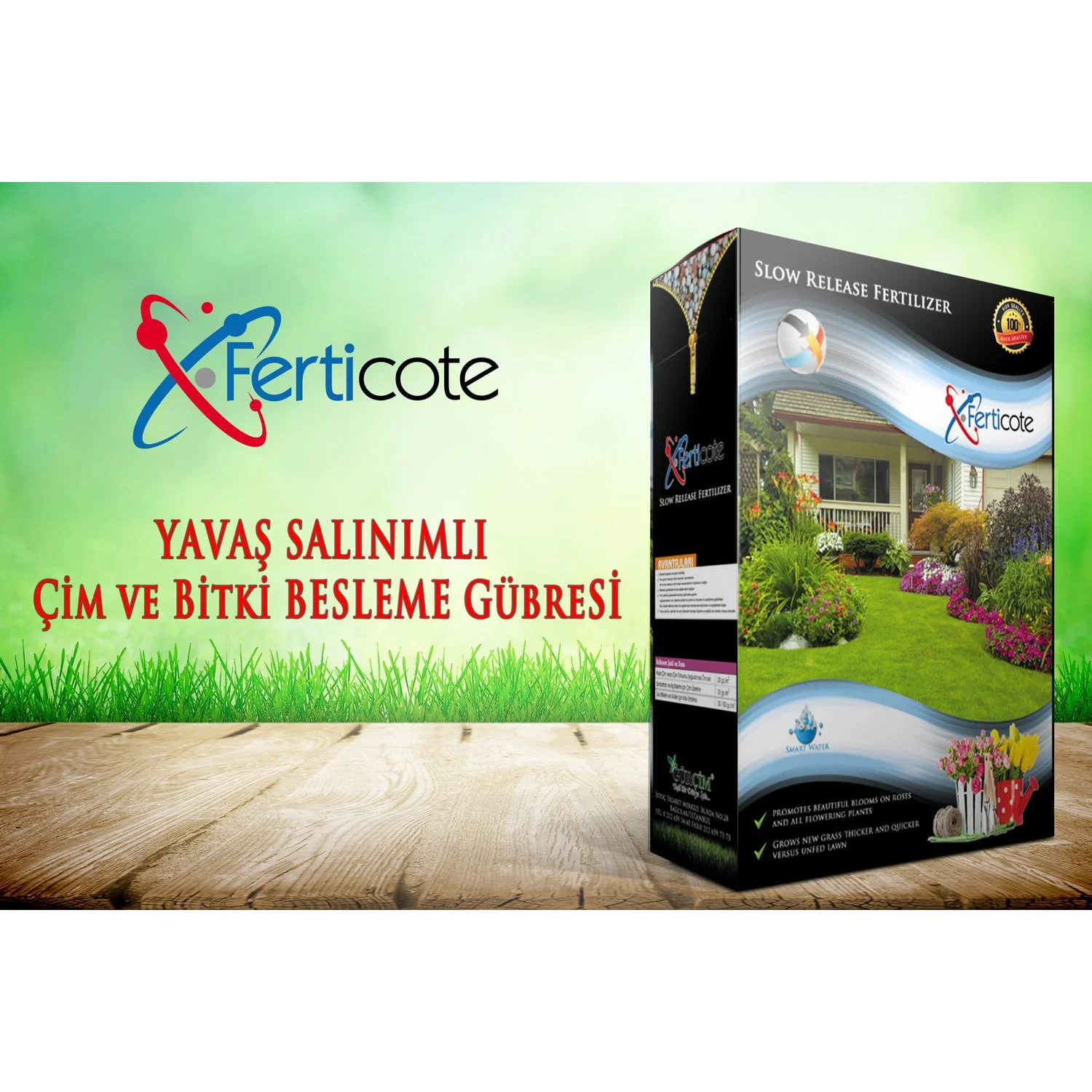 25-6-15+Me Çim Besleme ve Şok Tedavi Gübresi 1 Kg - Görsel 2