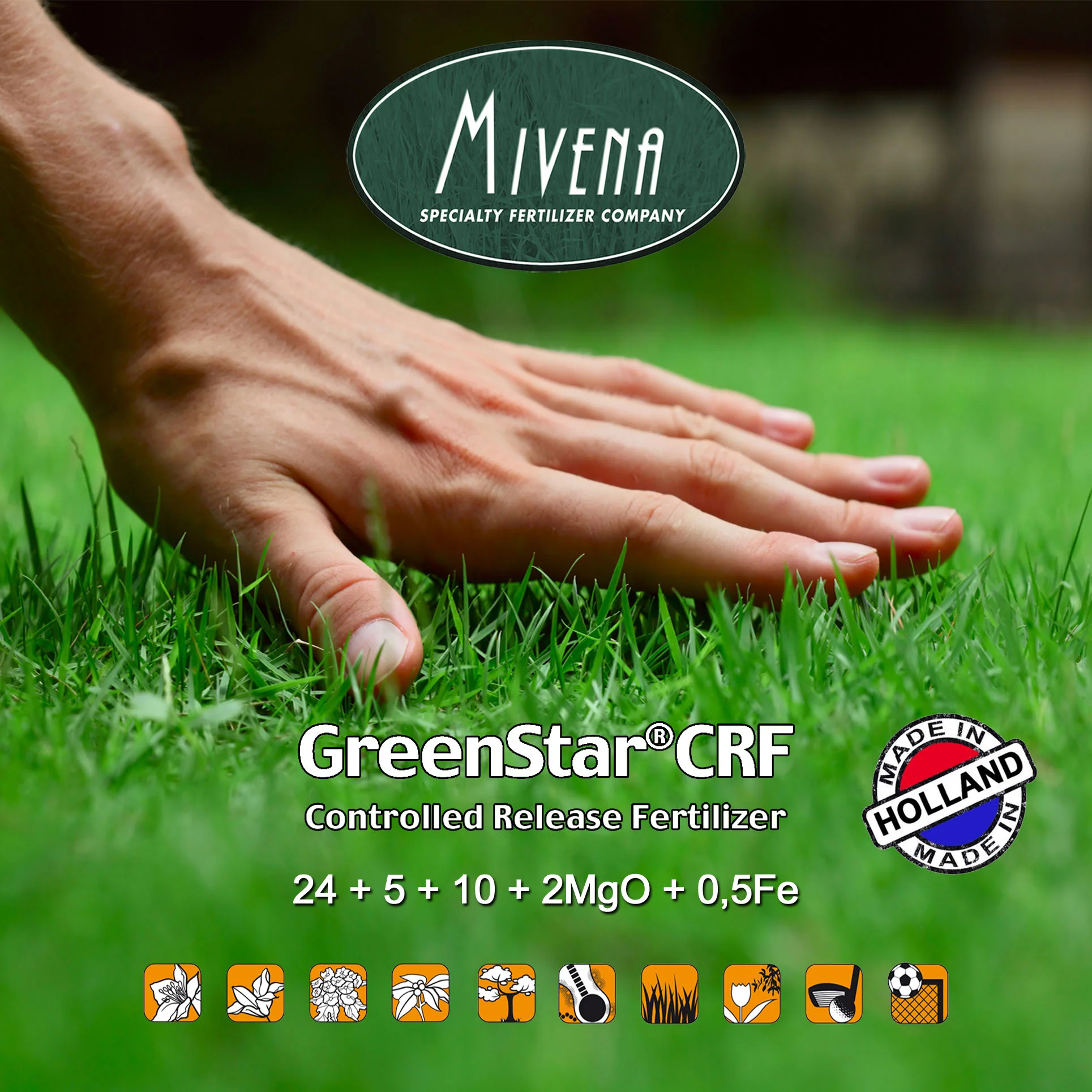 Greenstar® Crf 24-5-10 + 2 Mgo + 0,5 Fe Çim Ve Bitki Bakım Gübresi (3 Kg) - Görsel 2