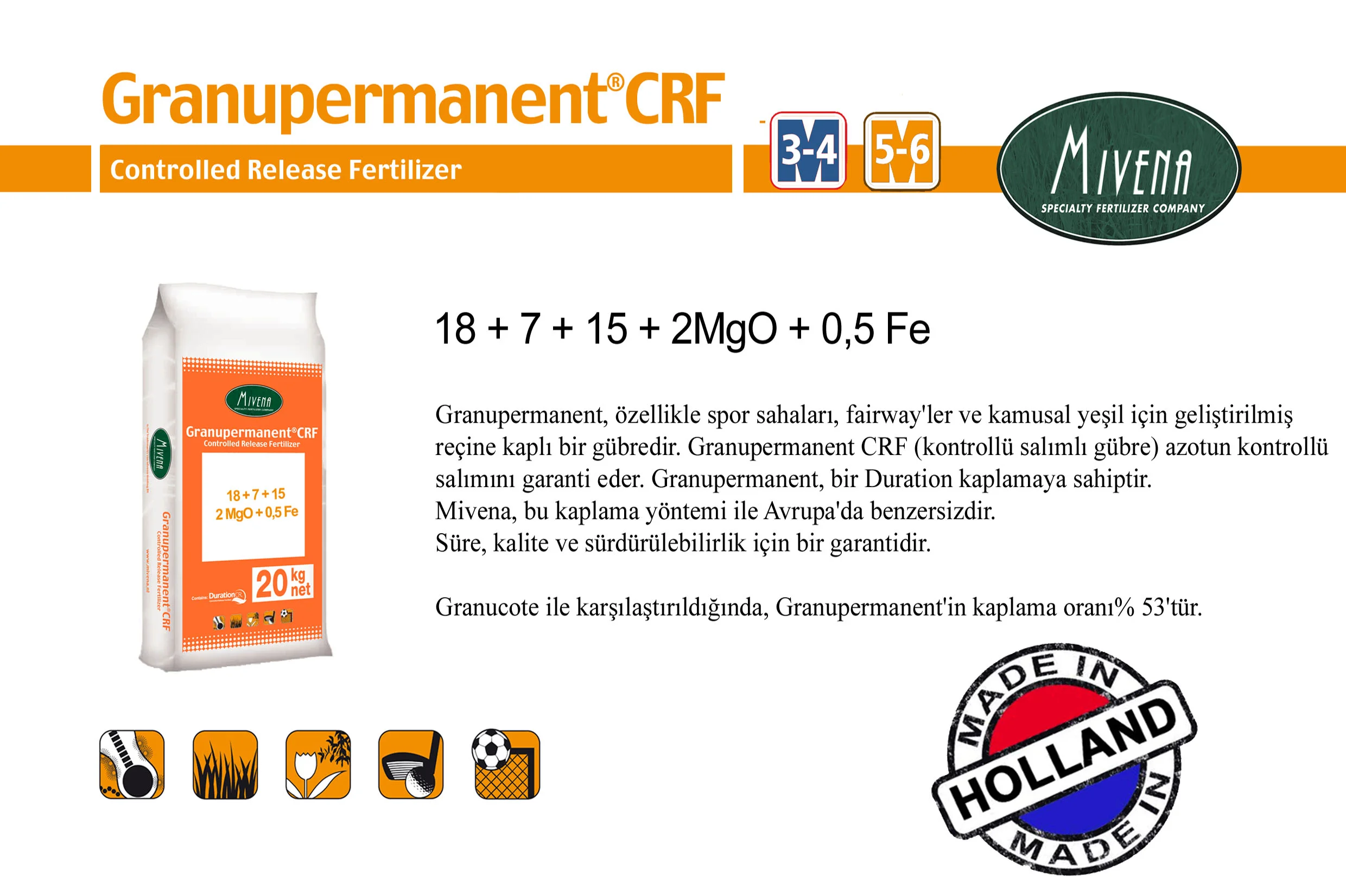 Granupermanent® 18-7-15 + 2Mgo + 0,5 Fe (3 Kg) - Görsel 4