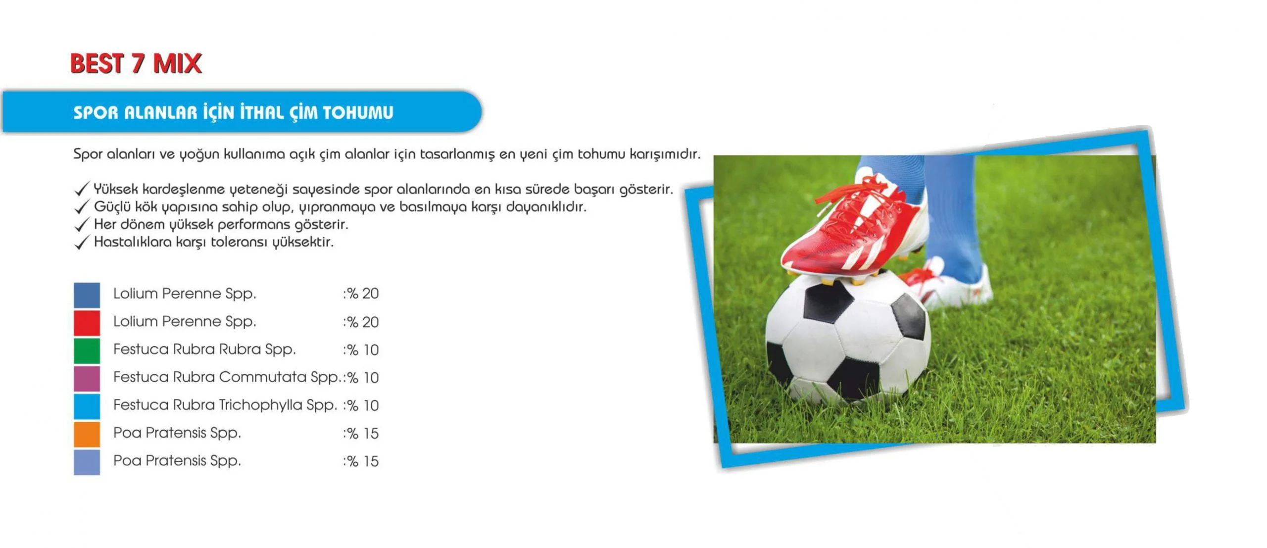 BEST 7 Mix (Spor Alanlar) 10 Kg - Görsel 2