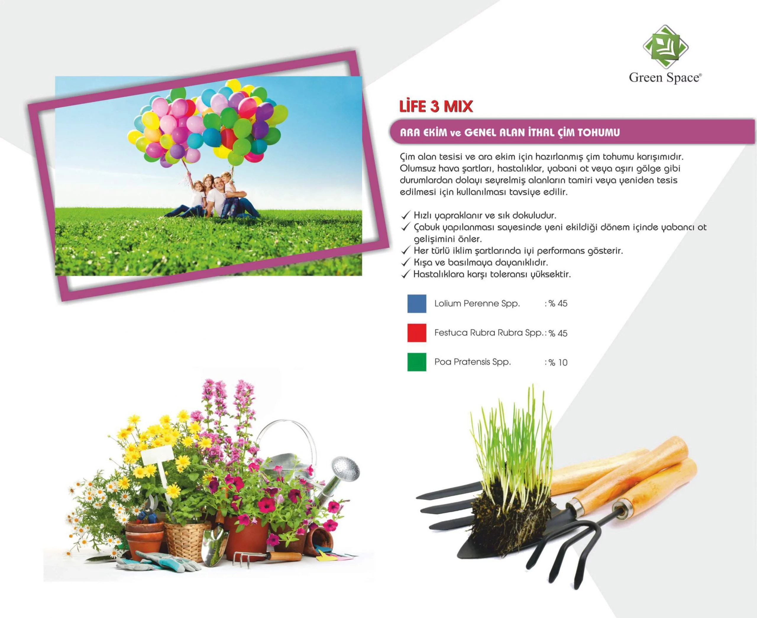 LİFE 3 mix (Ara Ekim) 1 Kg - Görsel 2
