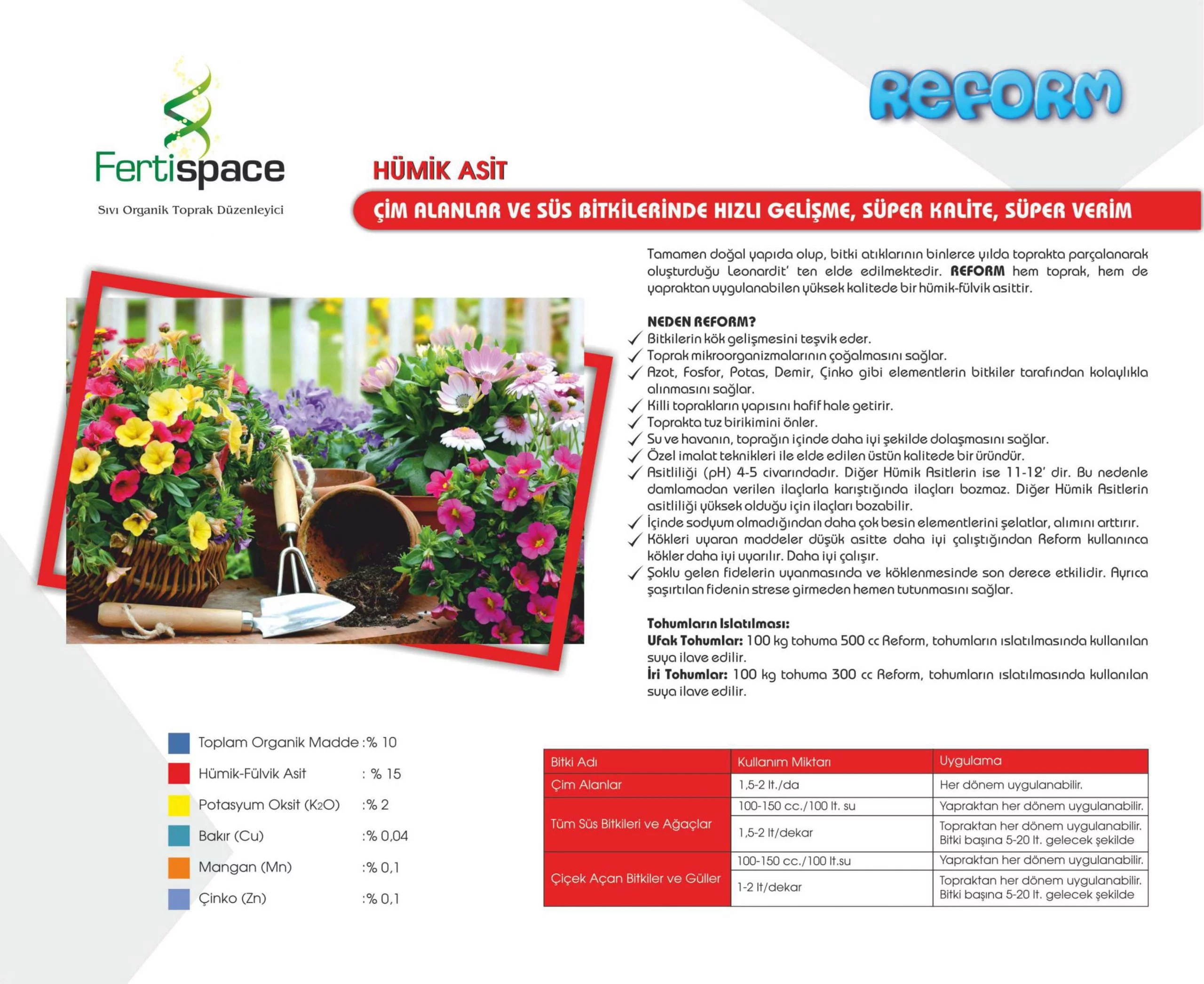 REFORM Sıvı Organik Toprak Düzenleyici 5 Lt - Görsel 2